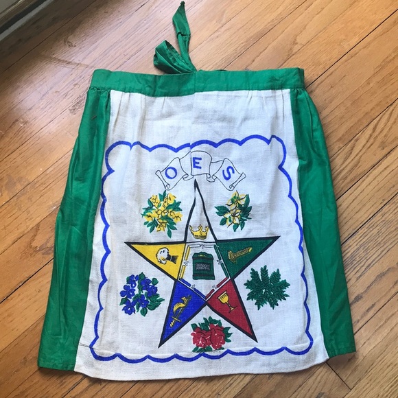 Vintage Order of the Eastern Star Apron